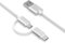 Micro USB & USB C Cable Fit for Samsung Galaxy Tab A Charger, SM-T580/T380/T280/T387/P580, E, S, S2, 3, 4, 10.1 7.0 8.0 8.4 9.6 9.7 Data 2 in1 Tablet Charger Power Adapter Supply Charging Cable