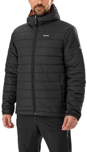 Lafuma - ALTA LOFT Men's Warm Jacket with Hood - Windproof - Protective Jacket - Hiking - Black