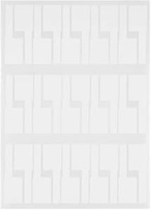 Cable Labels A4 Network Cable Labels Sticker Colorful Waterproof Self Adhesive Wire Labels For Electrical cables Organize Cord Identification(White-5sheet)