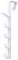 Qsvbeeqj Over The Door Hooks Heavy Duty Plastics Door Hanger Hook with 5 Hooks for Hanging Coat, Towel, Bag, Robe, Hat, Purse
