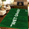JUANLI Teppich Mit Aufdruck „Wet Grass“, Rutschfester Teppich Für Wohnzimmer, Schlafzimmer, Bodenmatte, Große Teppiche, Balkon-Fußpolster 40X60CM