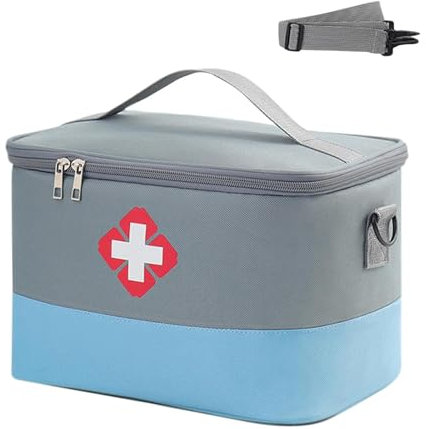 SHUOHONG Reiseapotheke-Tasche, große Kapazität, Erste-Hilfe-Tasche, wasserdicht, für Schule, Reisen, Camping und Wandern