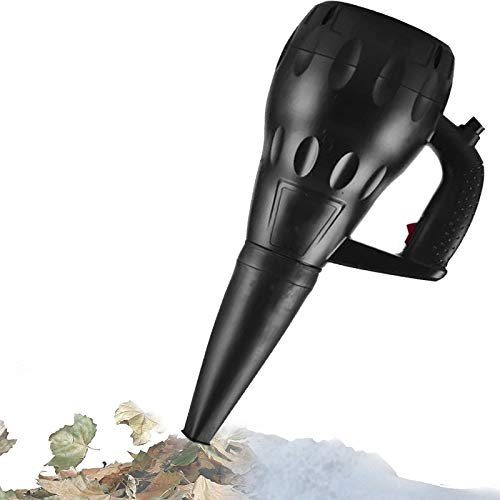 Souffleur à feuilles et neige avec poignée antidérapante, souffleur électrique de chauffage à 2 vitesses, convient pour le jardinage et l'enlèvement de neige
