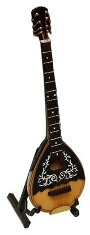 18cm Miniature Mandolin Mini Mandolin Model Decorative Mini Musical Instrument