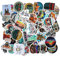 200 Stück Reisen Sticker Aesthetic Set Wasserfeste Aufkleber Für Scrapbooking Scrapbook ästhetische Vintage Sticker Reise Aufkleber Für Koffer Wasserflasche Tagebuch Laptop Gepäck DIY