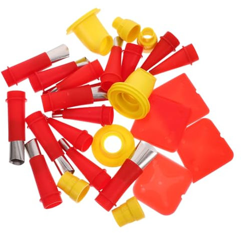 jojofuny Glue Nozzle Gun Stainless Steel Material Caulking Nozzle Applicator for Easy Caulking Finisher Set for Bathroom Grouting Tools Use