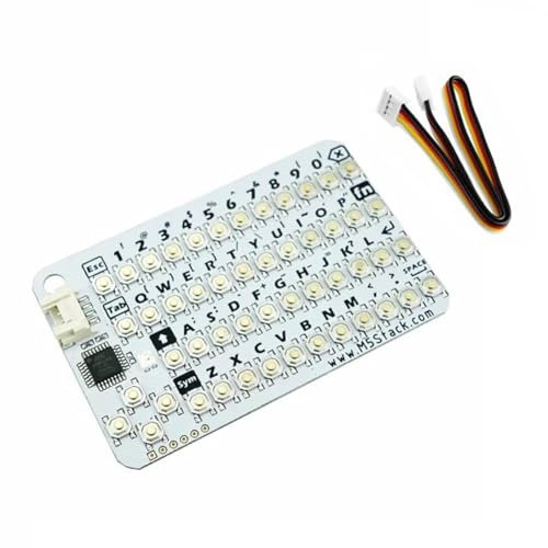 GREOHNMPAW CardKB V1.1 Mini Tastiera QWERTY A 50 con MCU ATMega8A, I2C, LED RGB, Programmabile per UIFlow (MEGA8A)