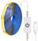 aixi-SHS Striscia LED COB USB 5M bianco caldo DC5V Dimmable LED Strip Light per TV sfondo, casa, ufficio