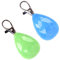Toyvian 2Stücke Wiederaufladbares LED Hundeleucht Pendant für Haustiere Wasserdichtes Sicherheitslicht für Hundehalsbänder Blau Grün für Nachtausflüge Erkennung von Hunden