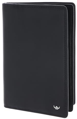 Golden Head Leder Ausweisetui Polo RFID Protect Brieftasche mit RV 4041 Schwarz
