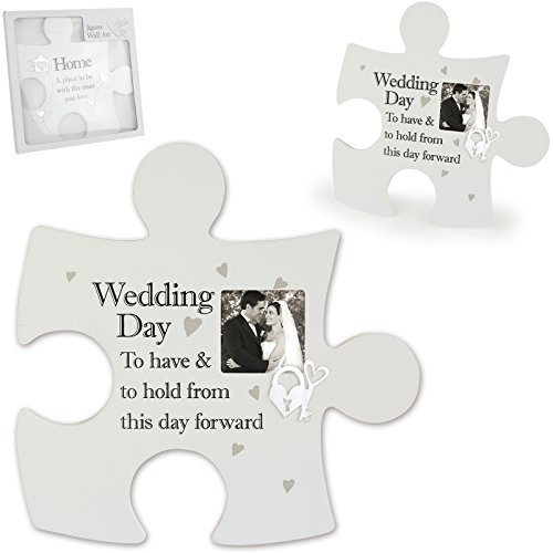 Arora Said with Sentiment 7517 Jigsaw Wall Art Wedding Frame, Multicolour, One Size