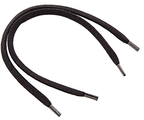 REMA 1 Paar Schnürsenkel Schwarz - flach - schmal - ca. 5 mm breit von 20 cm - 600 cm