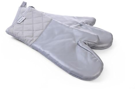 HENDI Muffole da Forno, 1 Paio, Resistenti al Calore fino a 250°C, Guanti di Protezione Termica per Forno, Griglia o Cucina, Lunghezza 36cm, Fibra di Vetro