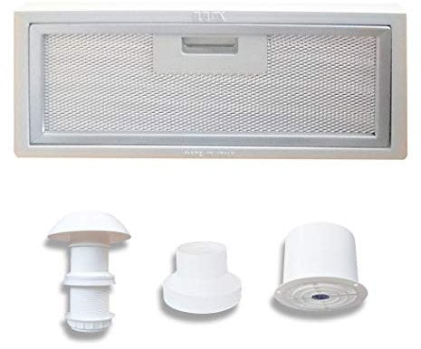 AVDISTRIBUTION Cappa ASPIRANTE per Camper - Lux - Disponibile nella Versione con O Senza LUCI A LED (Kit Cappa ASPIRANTE 12V)