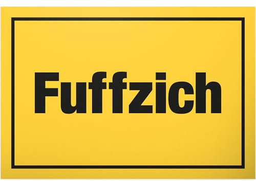DankeDir! Fuffzich - 30 x 20 cm Schild - 50. Geburtstag Geschenk Geburtstagsgeschenk Männer & Frauen 50 Jahre 50er - Geburtstagskarte Geschenkidee Geburtstagsdeko Jubiläum Partydeko