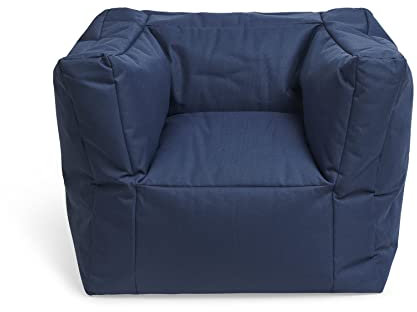 Jollein Sessel Sitzsack Jeans Blau