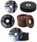 10x ANGLE GRINDER DISC SET METAL CUTTING BLADE GRINDING FLAP WHEEL 4.5 115mm (All Discs (30pc Pack))