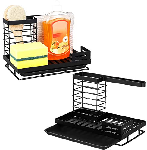 CALLARON Estante Multifuncional Para Trapos y Esponjas Organizador De Cocina Soporte Para Esponjas De Cocina Anti-deslizante Diseño De Drenaje Rápido