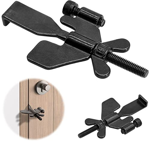 1 serratura portatile aggiornata, resistente e regolabile per viaggi, dispositivi di sicurezza portatili per casa, hotel, dormitorio, sicurezza e sicurezza aggiuntive