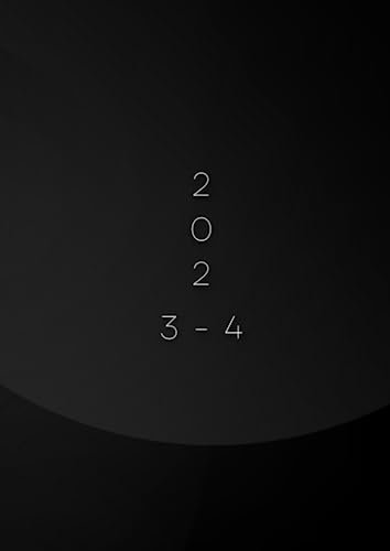 2023-2024: A4 Kalender XXL 1 Tag 1 Seite | Planer | Tagebuch | Notizbuch | Juli 2023 bis Juni 2024 | Studienplaner | Kalenderbuch | 365 Tage | 392 Seiten | Cover Black Moon