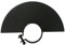 Trade-Shop Schutzhaube/Schutzabdeckung/Metallschutzhaube mit 60mm Aufnahme für 230mm Winkelschleifer Flex