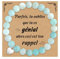 CheersLife Bracelet Femme Bracelet Pierre Naturelle avec Pendentif en Cœur Idee Cadeau Anniversaire Noel Bracelets Perle Original Cadeau pour Maman Fille Soeur Amie Ado Couple - Amazonite