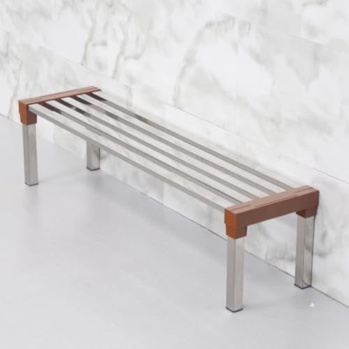 ILOOXI Metall-Pflanzenständer Pflanzenregal 55cm Hoch Blumenständer, Blumenregal Blumenbank, Für Drinnen Und Draußen, Zuhause, Garten, Terrasse(60 * 25cm/24 * 10in)