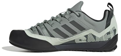 adidas Unisex Terrex Swift Solo 2.0 Hiking Shoes Wanderschuhe, Silver Green/Legend Ivy/Linen Green