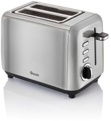 Swan TownHouse 2 Slice Toaster Stainless Steel ST14015 (1, GRN (Grey))