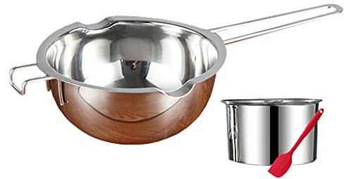 Stainless Steel Double Boiler Pots Chocolates Melting Pots Soap Candy Making Gadgets Melting Heat Proof Bowls