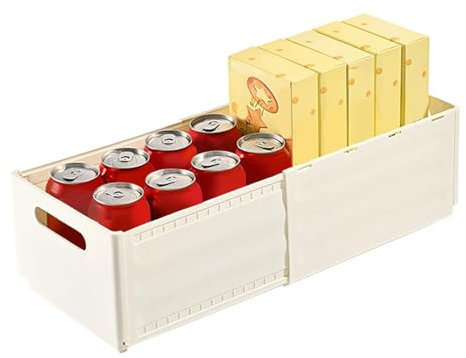 Erweiterbare Aufbewahrungsbehälter für Schrank, multifunktionale Stoff-Aufbewahrungsbox für Kommoden und Organizer, perfekt für Küchenschränke, Kleiderschränke und Badezimmer-Organisation, verschönern