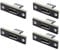 xiwai Micro-USB 5Pin Female Type-B DIY OEM Socket Connector Panel Mount Type with PC Board USB 2.0 Pinout 5pcs/Set
