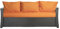 Setgarden® Bankauflage - Outdoor sitzkissen für Gartenbank für polyrattan- Polster Auflage Outdoor - Bankpolster Auflage für Hollywoodschaukel Rattan Sitzbank (Orange, 150x60x50cm)