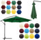 Auvent De Rechange Pour Parasol Hexagonal Octogonal (6 Bras 8 Bras) Housse De Remplacement Pour Parasol Parapluie 2.0M/2.7M/3.0M, Housse De Rechange En Tissu Pour Parasol De Terrasse(Dark green,8 ribs
