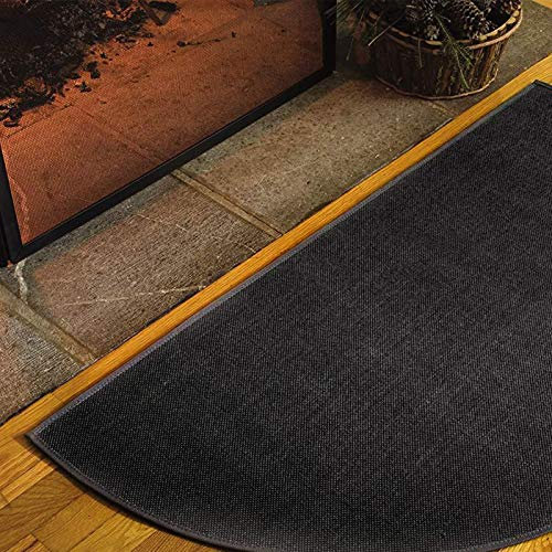 Tappetino ignifugo ignifugo per caminetto, in fibra di vetro, griglia a gas, barbecue, tappetino antiscivolo per patio, cortile, pavimento, tappeto protettivo, 100 x 150 cm