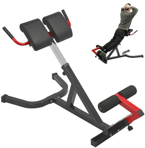 Hyperextensions Bauch- & Rückentrainer,Taillen- und Bauchmuskeltrainingsgeräte,Bauchmuskeltrainer für Zuhause,Tragfähigkeit 200kg,Verstellbare Fitnessgeräte für Effektives Krafttraining