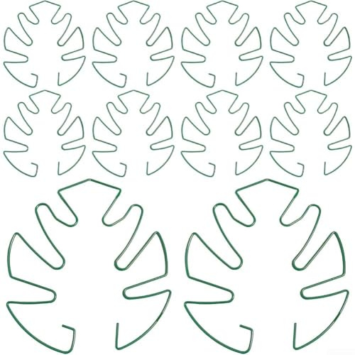 10 picchetti di supporto per piante rampicanti in ferro, per uso interno, crescita sana (verde)