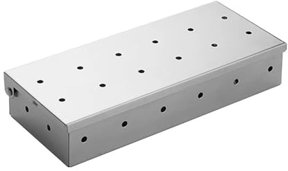 Räucherbox for Holzspäne, Grillzubehör aus Edelstahl, verformt sich nicht auf Gasgrills oder Holzkohlegrills