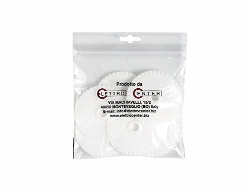 Wenko Spare Blades Kit Toothed for Roller Electro Center, Pom, White, 7 Units