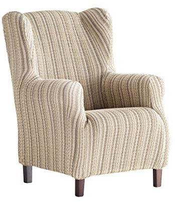 Funda de Sillón Orejero elástica modelo MEJICO, color BEIGE