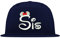 TRVPPY Snapback Cap Modell Sister SIS, Weiß-Navyblau