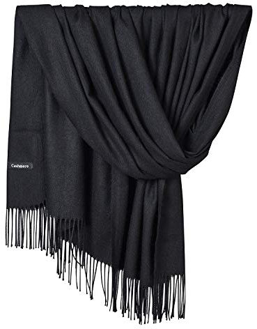 YAOMEI Unisex Damen Herren Schal Schlauchschal, 2018Winter Feinstrick Halstücher Stolen Umschlagtücher Schal Warmes Halstuch (78.74 * 27.56 Zoll (200cm * 70cm), Schwarz)