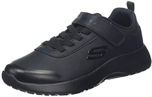 Skechers Dynamight-Day School, Zapatillas, Negro (BBK Black Synthetic/Trim #L), 34 EU