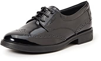 Geox Jr Agata, Scarpe Derby Bambine e ragazze, Nero (00066), 30 EU