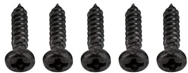 50pcs Chrome Mounting Screws, Replacement Screws for Guitar Machine Heads Tuning Pegs Tuners (Silver, Black, Golden)(black) Guitar Machine Head Screws Performance Accessory
