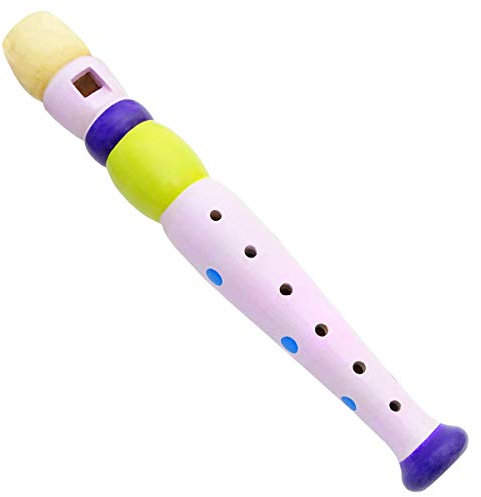 keepdrum Kinder-Flöte Musik-Spielzeug aus Holz Flieder Pink Rosa