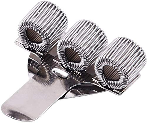 Medinc Portapenne espandibile in acciaio inox con clip in metallo, ideale per medici, infermieri, insegnanti e altro ancora