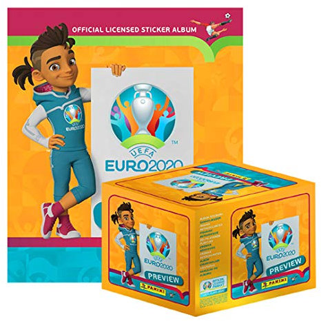 Panini - EURO 2020 Preview - INTERNATIONALE AUSGABE - Sammelsticker - 1 Tüte