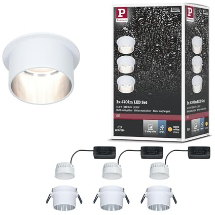 Paulmann EBL Set Gil Coin 3StepDim rd starr LED 3x