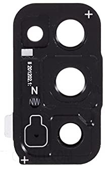 COMPATIBILE con Samsung Galaxy S20 FE 5G / Galaxy S20 FE G780 G781 vetro posteriore vetrino scocca lente obbiettivo+Cornice RING rear fotocamera BACK camera Nero